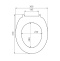 Сиденье для унитаза белое IDDIS  ID 01 061.1 bel - 1