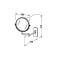 DURAVIT (D-Code) Косметическое зеркало, 3-кратное увеличение, хром 0099121000 - 1