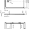 Поддон для душа Wasserkraft Amper 120х90 белый 29T07U - 1