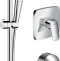 Душевой комплект Hansgrohe Logis 71605000 смеситель + душевой гарнитур + шланговое подключение - 0