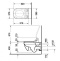Подвесной унитаз Duravit Happy D.2  2550590000 - 3