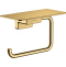Держатель туалетной бумаги с полкой AddStoris Hansgrohe 41772990, полир. золото - 0