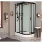 Душевая кабина Frank 120х80 левая черная стекло матовое 20058 - 2