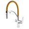 Смеситель Lemark Comfort LM3074C-Orange для кухни, с гибким изливом, с подключ. к фильтру питьевой в - 0