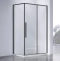 Душевой уголок Vincea Slim-N 110х90 профиль черный стекло прозрачное VSR-4SN9011CLB - 0