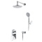A14229 Встраиваемый комплект для душа с верхней душевой насадкой и лейкой - 0