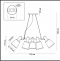Подвесная люстра Lumion Moderni Marcus 3638/5 - 6