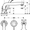 Смеситель Hansgrohe Talis E 72417000 на борт ванны - 1