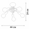 Потолочная люстра Vitaluce V37270 V37270-8/5PL - 1