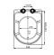 Крышка-сиденье Iddis универсальное с микролифтом 001DPSEi31 - 1