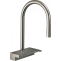 Кухонный смеситель Hansgrohe Aquno Select M81 однорычажный, 170, с вытяжным душем, 3jet, sBox, под сталь 73831800 - 0