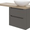 Тумба с раковиной STWORKI Берген 60 серая со светлой столешницей 122, Moduo 55 Leaf, L 549670 - 6