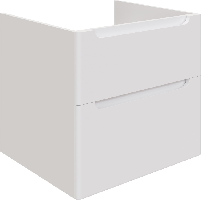 Тумба с раковиной STWORKI Берген 60 белая с темной столешницей, City 1 549372 - 8