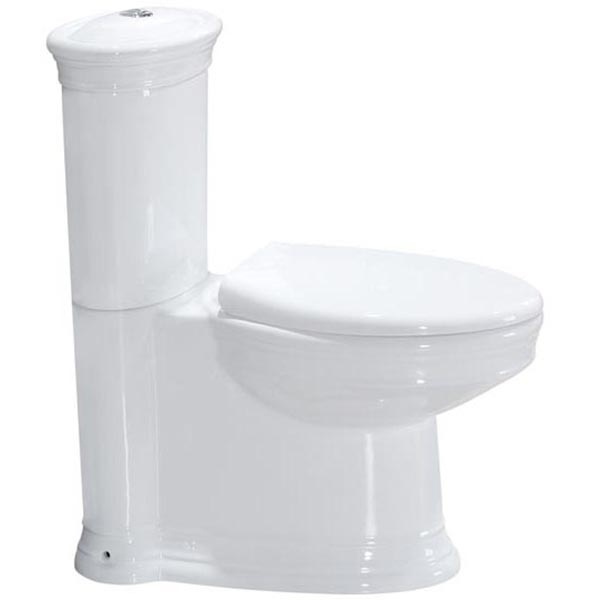 Чаша для напольного унитаза Boheme Puro белая с бачком без сиденья 959 - 0