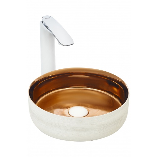 Раковина Weltwasser WW ELBACH 3134 LSWG 35.5 белый - золото  10000004540 - 0