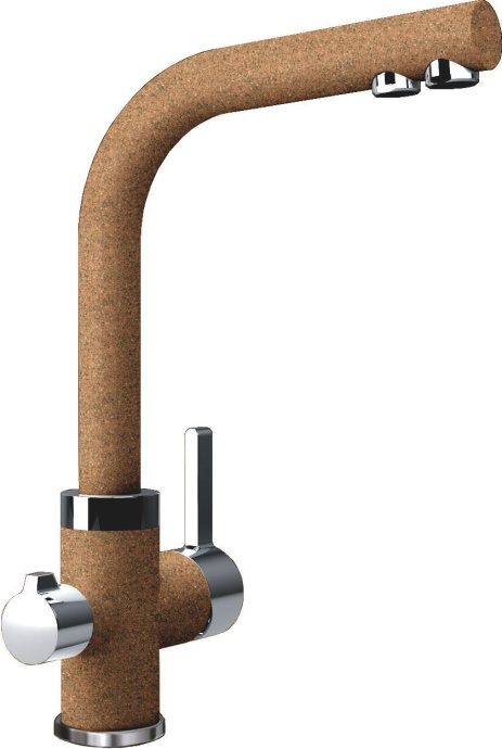 Смеситель АКЦЕНТ  ВМ, цвет Терракота  (ACCENT ВМ Terracota) 335.06Н.2123.406 - 0