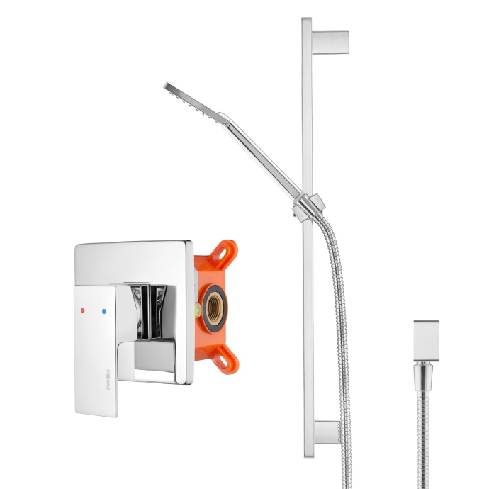 Swedbe Platta Душевой комплект со встроенным смесителем с монтажным боксом 5533 - 1