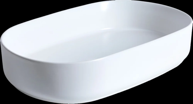 Раковина накладная Allen Brau Fantasy Oval 55х36 белый матовый 4.11022.21 - 0