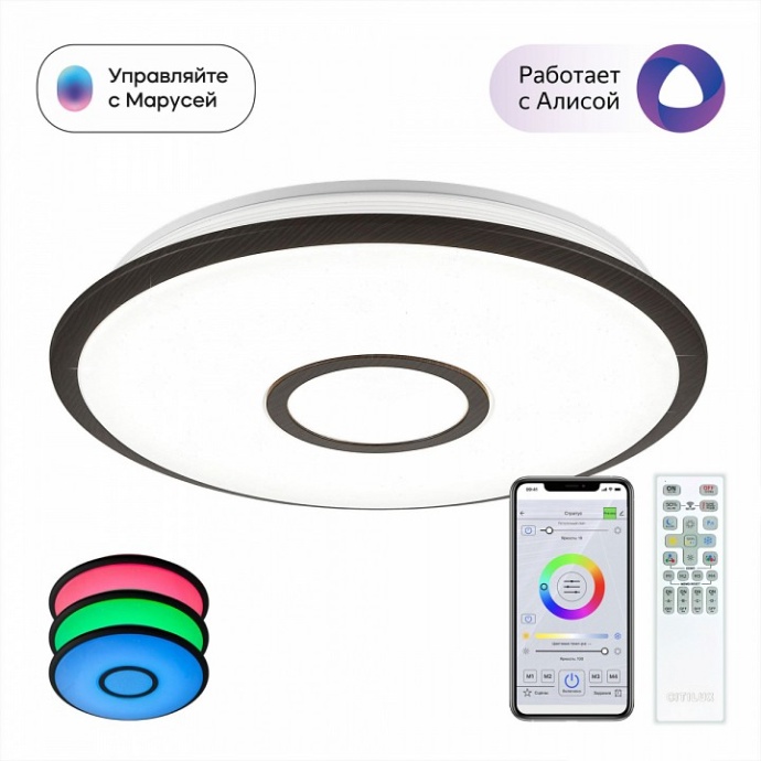 Потолочный светодиодный светильник Citilux Старлайт Смарт CL703A45G - 0