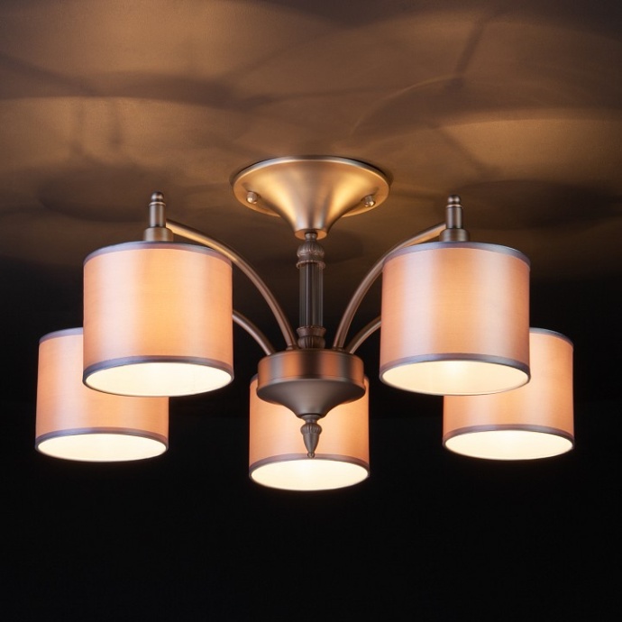 Люстра на штанге Eurosvet Adagio 60080/5 сатин-никель - 1