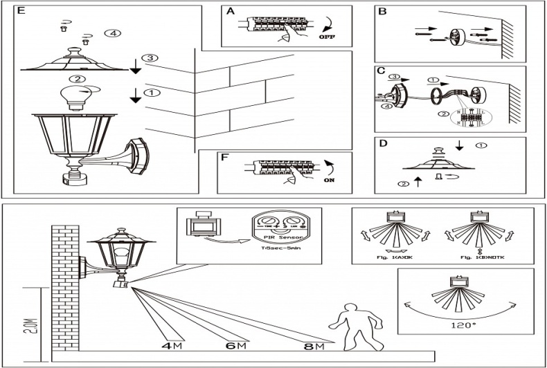 Светильник на штанге Eglo ПРОМО Laterna 4 22469 - 1