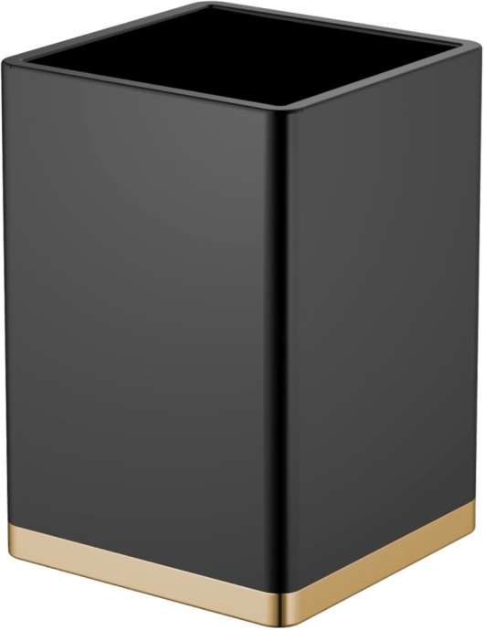 Стакан Boheme Черный/Золото 10961-B-G - 0
