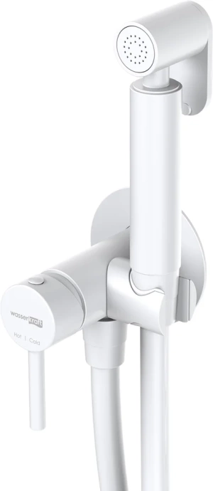 Гигиенический душ Wasserkraft со смесителем белый матовый A70538 - 0