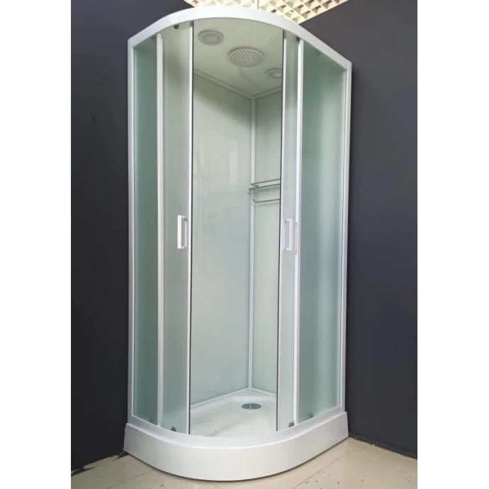 Душевая кабина Frank 110х80 правая белая стекло матовое 20018 - 2