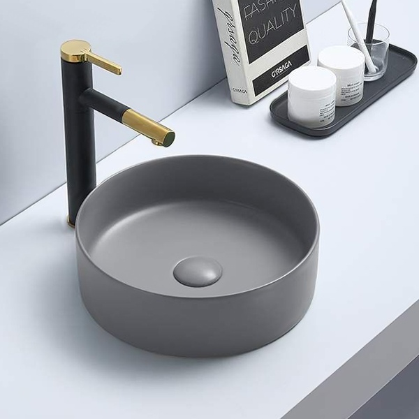 COMFORTY. Раковина 9111 MH светло серая матовая 00-00007632 - 0