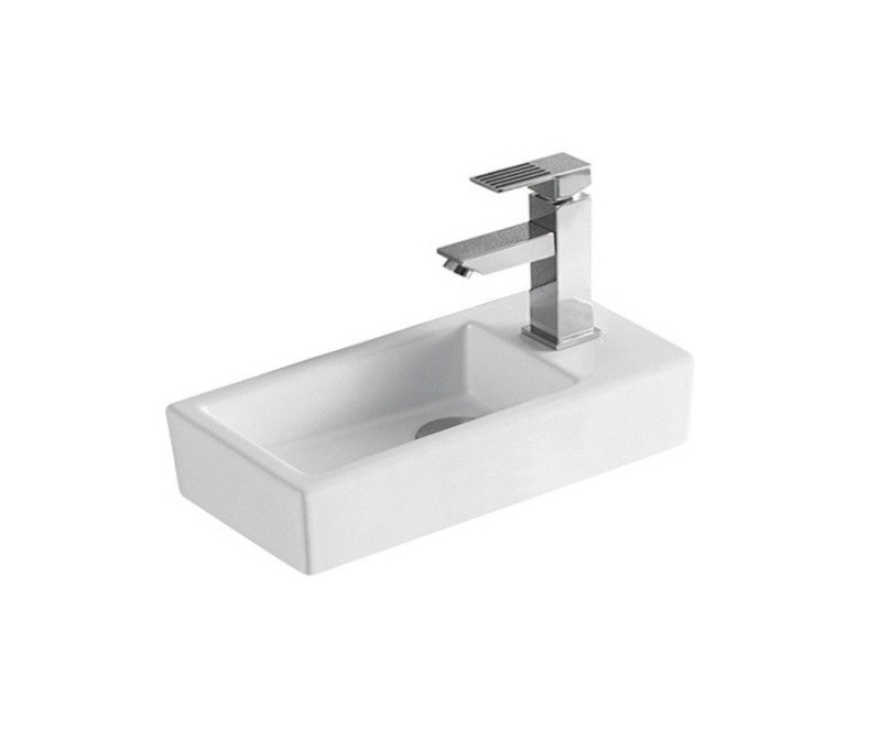 Раковина накладная Ceramalux N 36 белый  9272L - 4