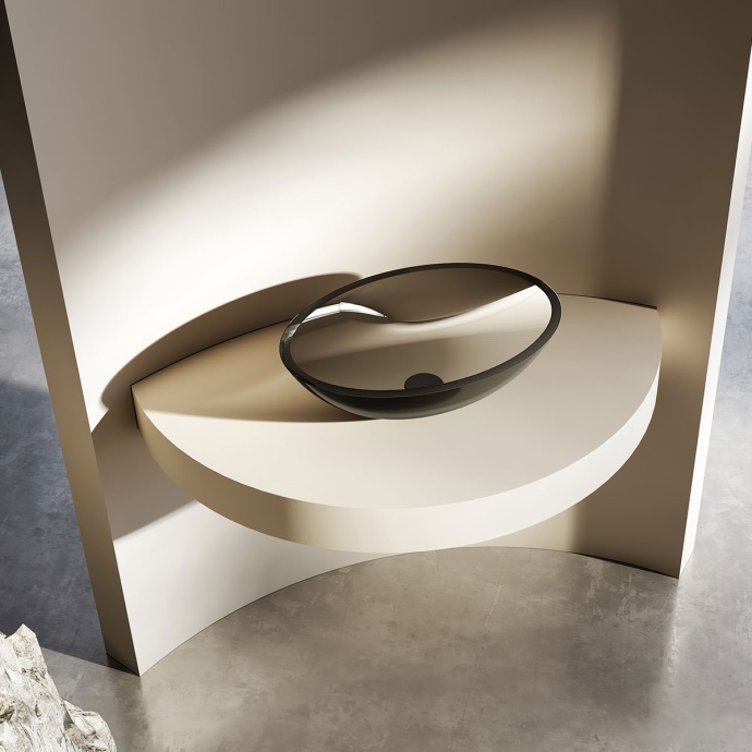 Накладная раковина Vincea 50х35 черная VBS-6T11B - 0