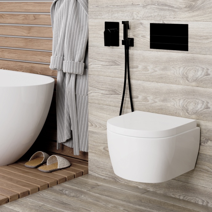 A66096 Встраиваемый комплект для биде со шлангом 150 см - 1