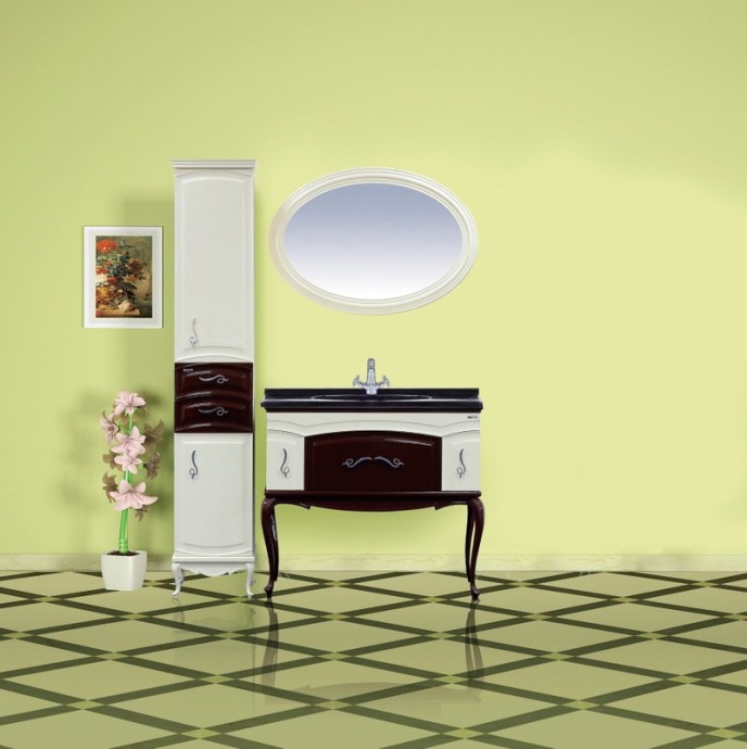 Шкаф-пенал Misty Флоренция бежево-коричневый R Л-Фло05035-461П - 2