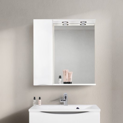 Зеркало-шкаф BelBagno Marino 80 L MARINO-SPC-800/750-1A-BL-P-L - 0
