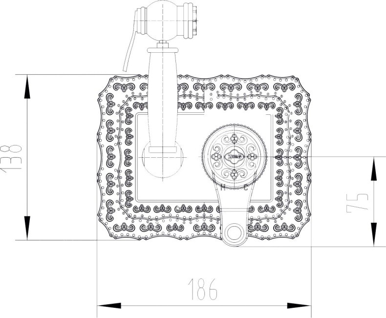 Гигиенический душ Zorg Antic A 116 BD-SL со смесителем, С ВНУТРЕННЕЙ ЧАСТЬЮ - 1