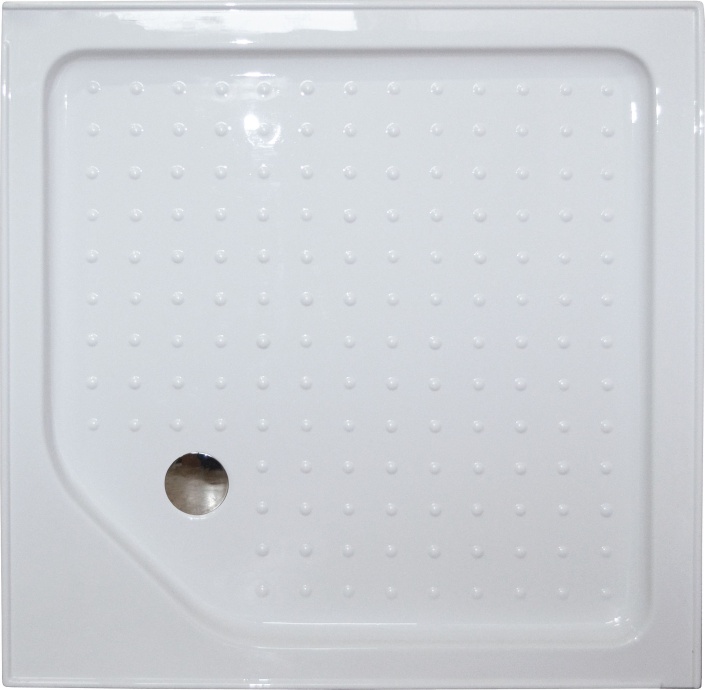 Душевой уголок Royal Bath HP 90x90 с поддоном профиль белый стекло матовое RB90HP-C - 4