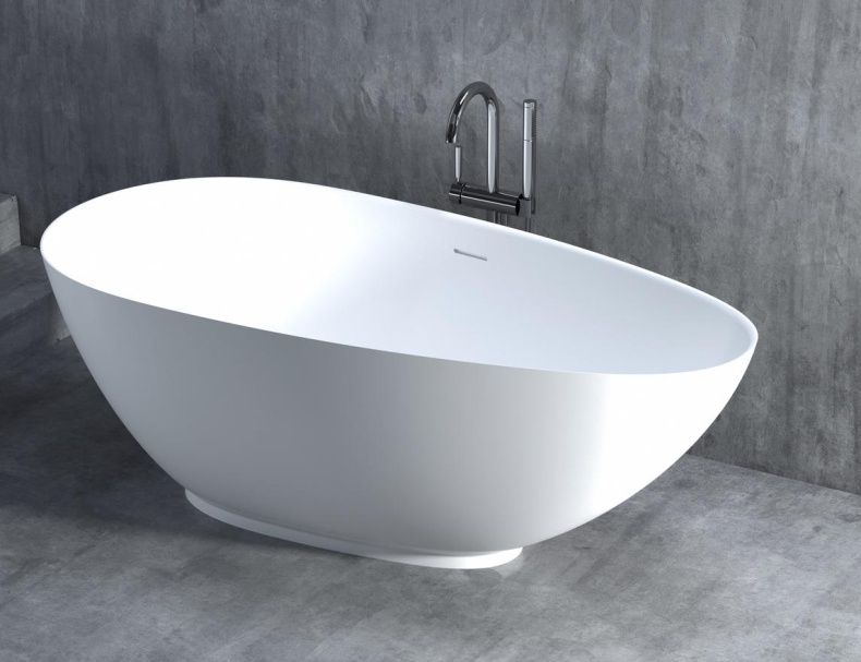 Ванна из искусственного камня Salini Paola 160x77 101511SM S-Stone, матовый - 4