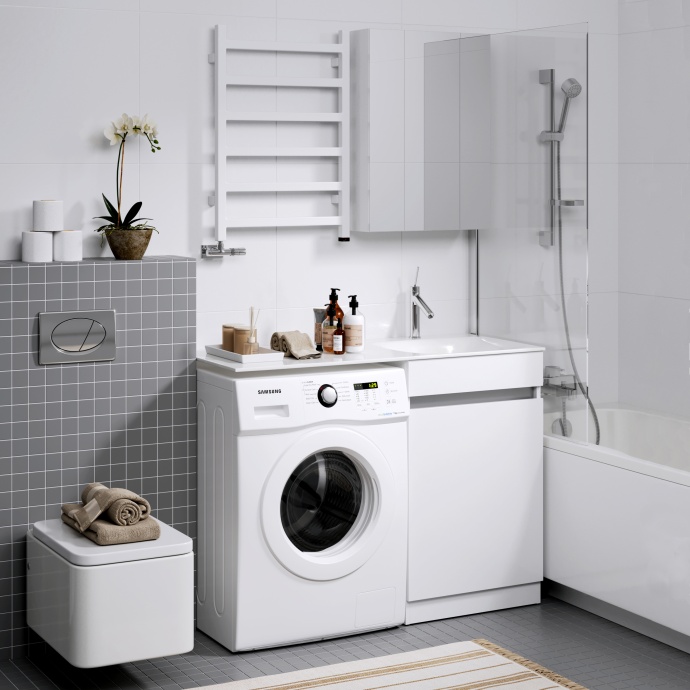 Тумба для комплекта Aqwella Forma 115, бельевая корзина справа FOR0105KR - 1