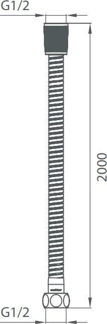 Душевой шланг Milardo 230P200M19 200 см - 5