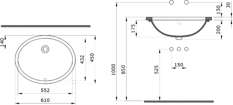 Мебель для ванной DIWO Элиста 80 светлое дерево со столешницей светлое дерево, раковина Moduo 55 Leaf 567985 - 9