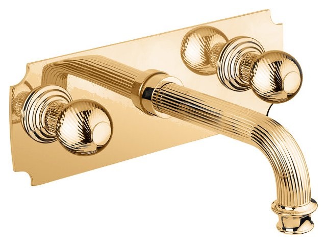 Смеситель для раковины Cezares OLIMP золото 24 карат  OLIMP-BLS2-03/24-O - 9
