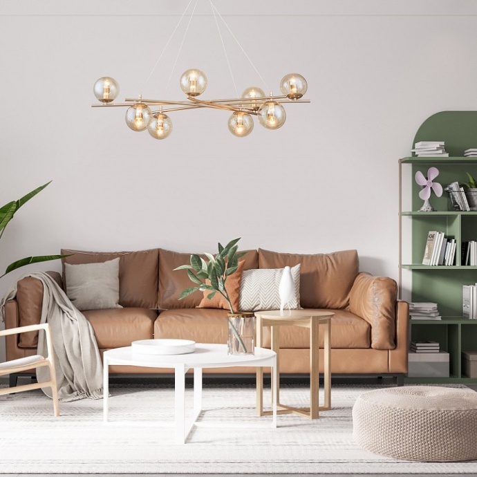 Подвесная люстра Escada Balance 1119/8S Gold - 1