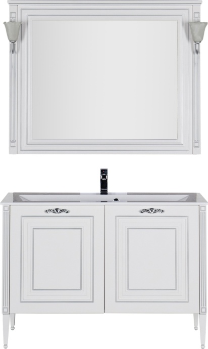 Мебель для ванной Aquanet Паола 120 белая - 0