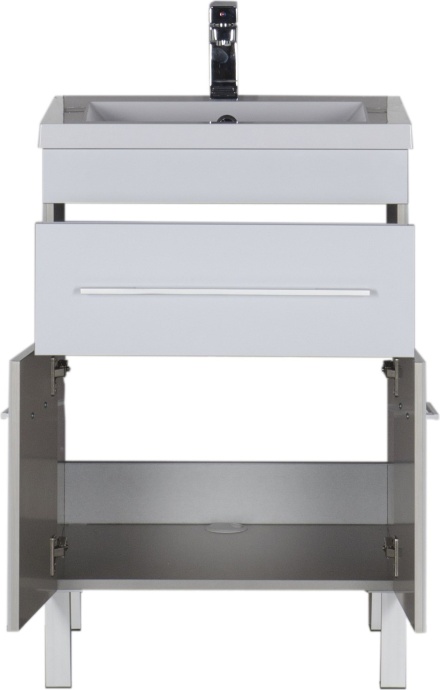 Мебель для ванной Aquanet Верона 58 белая, 1 ящик, 2 двери 182507 - 3