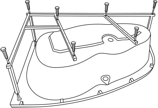 Акриловая ванна Excellent Newa 160x95 правая WAEX.NEP16WH - 4