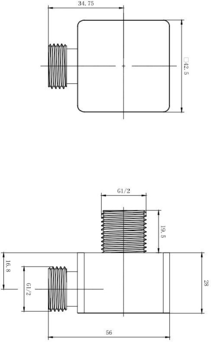 Шланговое подключение Allen Brau Infinity черный матовый 5.21A17-31 - 1