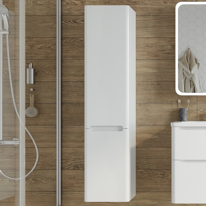 Шкаф-пенал STWORKI Монтре 160 белый Мон.04.160/P/W - 0