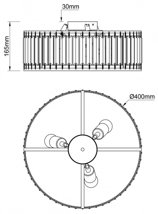 Накладной светильник Escada Unona 2116/3 - 3