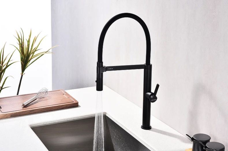 Смеситель для кухни Paulmark Leader черный матовый Le214101-401 - 3