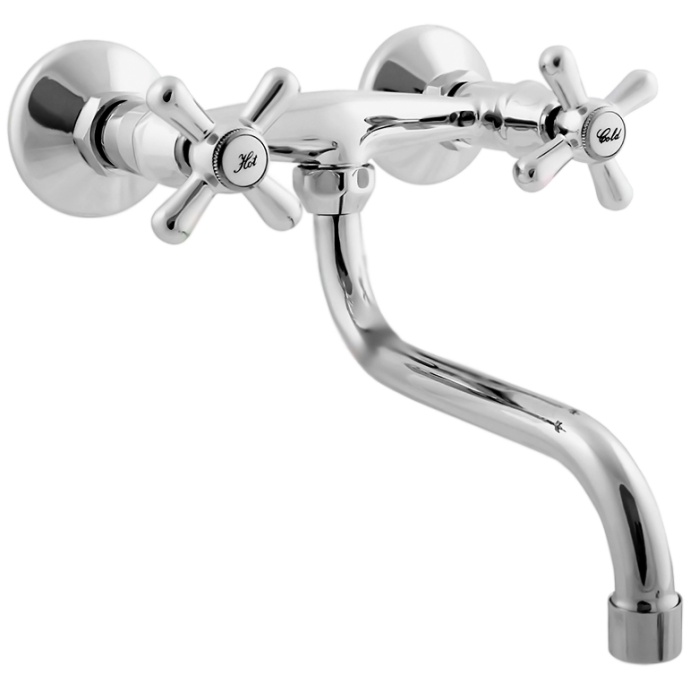 Смеситель для кухни Rav Slezak Morava retro хром MK101.5/21 - 0